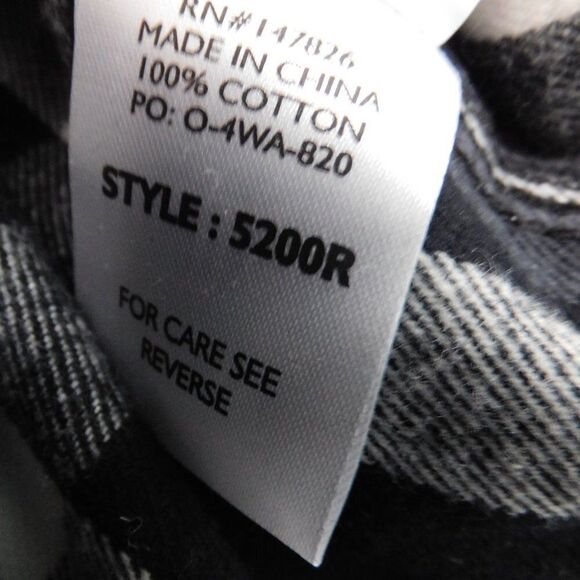 NEW Five Brother Flannel Brawny Extra Heavyweight Plaid Shirt Men’s Medium - Picture 6 of 8